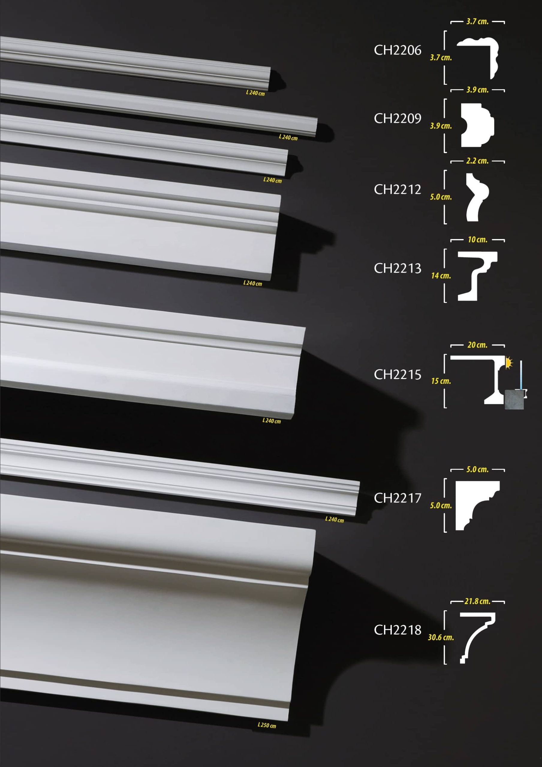 บัวติดผนัง"